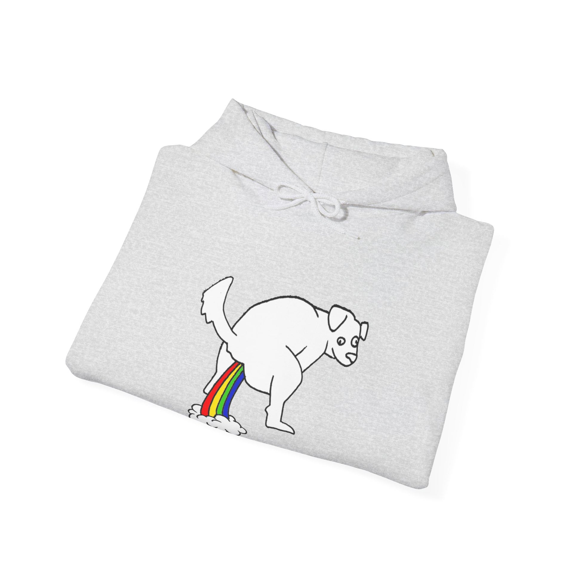 Unisex Hooded Sweatshirt -  Doggy Rainbow Factory - ALIQUOS
