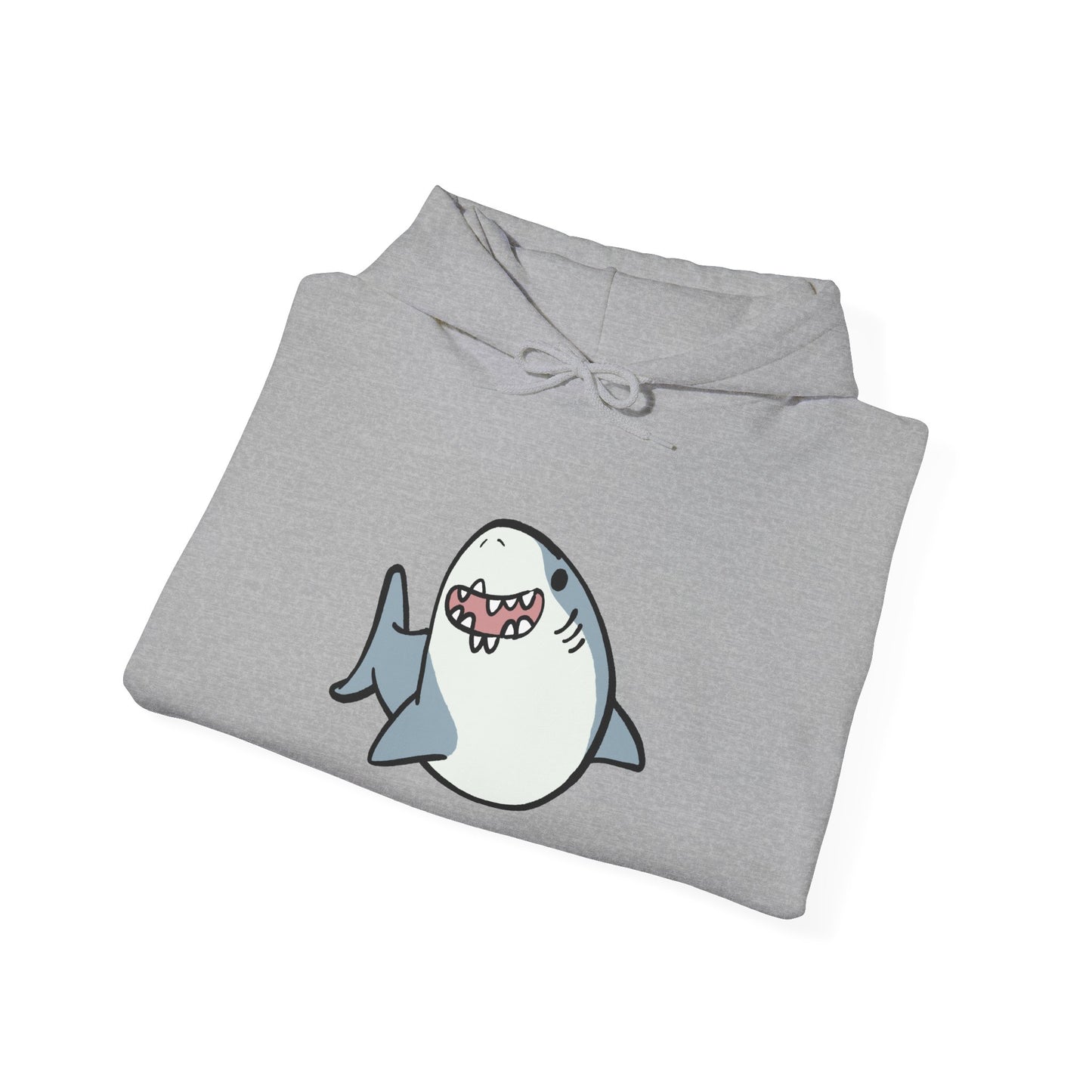 Sweat à capuche unisexe - Happy Shark - Aliquos 