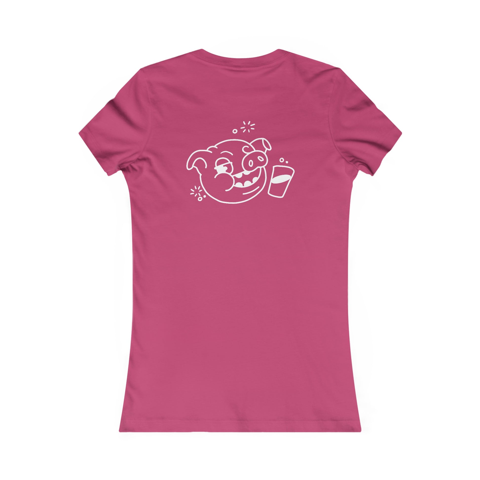Drunken Piggy Women's fitted Tee - ALIQUOS