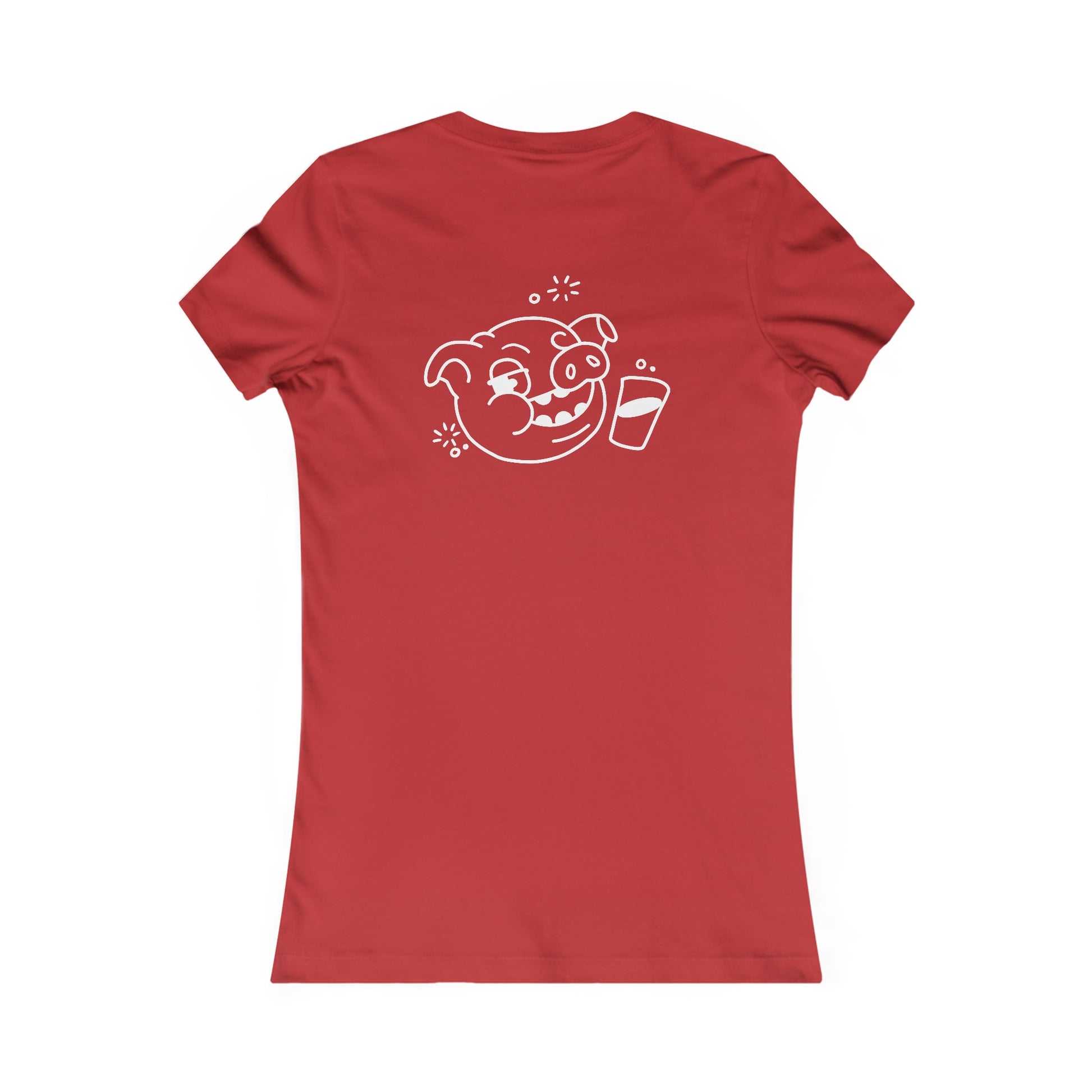 Drunken Piggy Women's fitted Tee - ALIQUOS