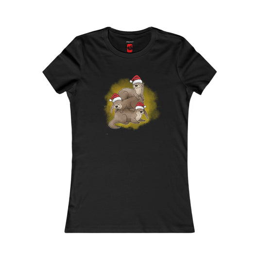 Damen T-Shirt - Weihnachtsotter 12 