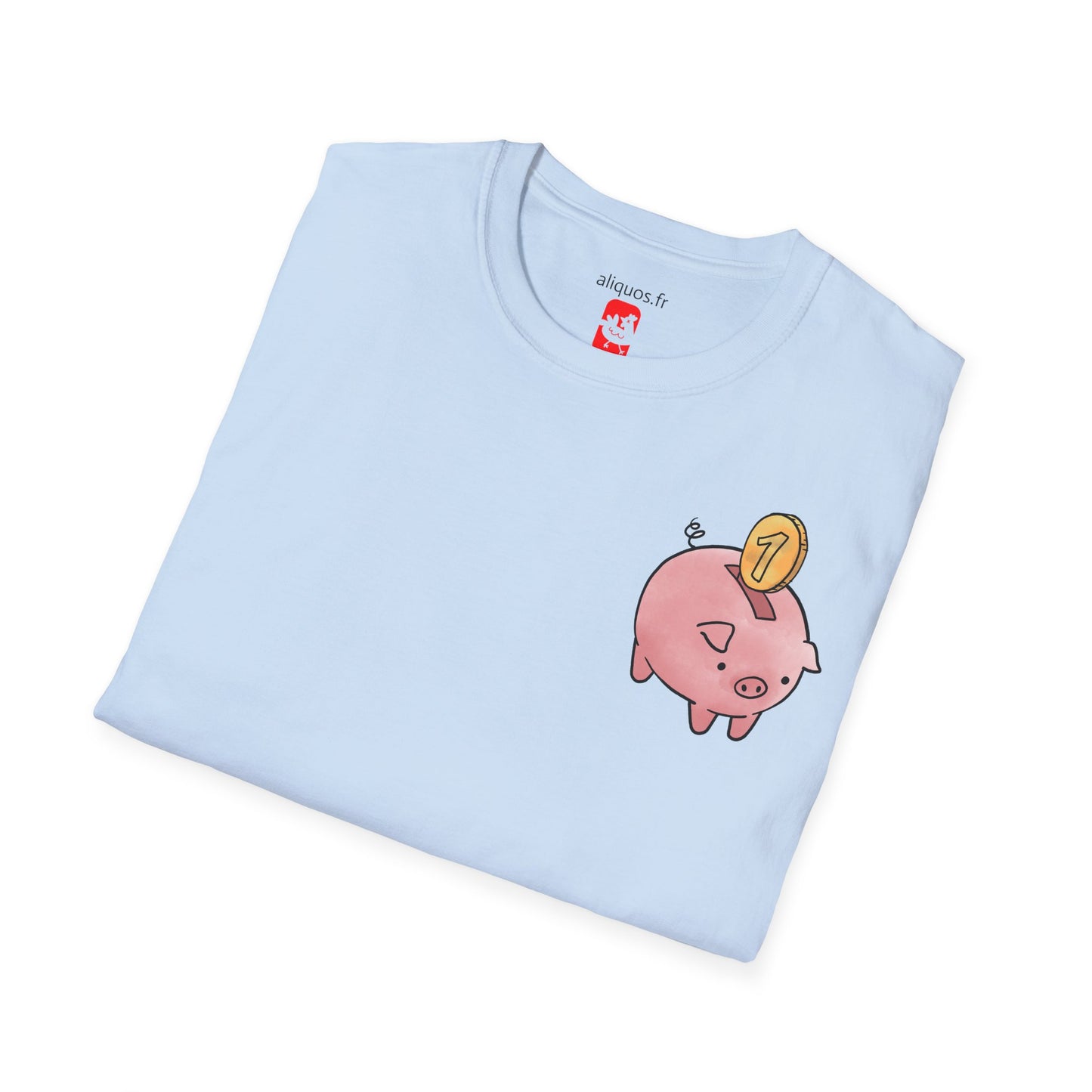 Unisex T-Shirt - Piggy Bank -  Aliquos