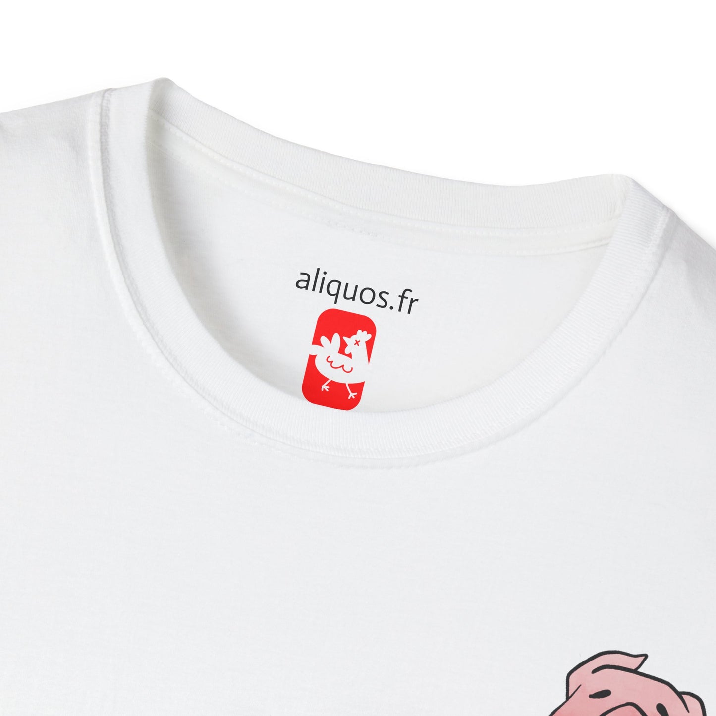 Unisex T-Shirt - Piggy Head -  Aliquos