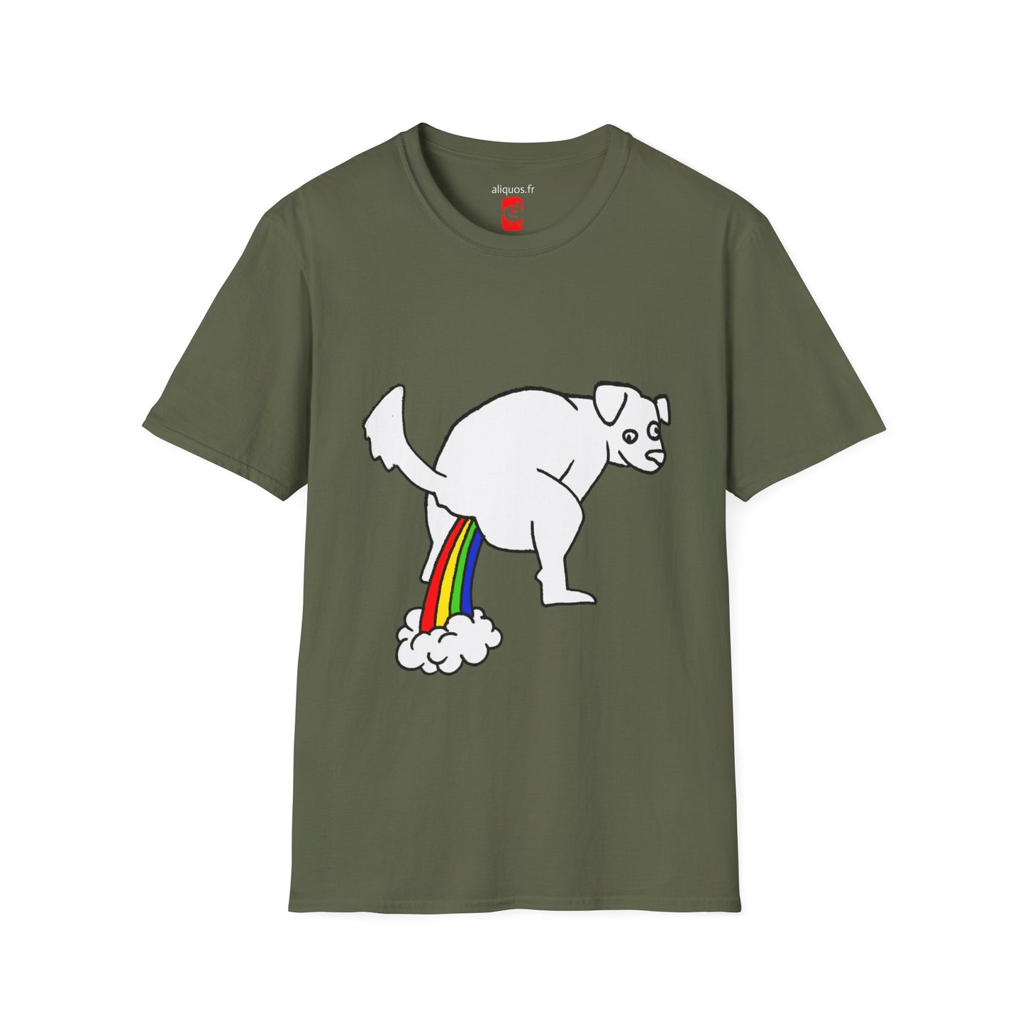 Unisex T-Shirt - Doggy Rainbow Factory - ALIQUOS