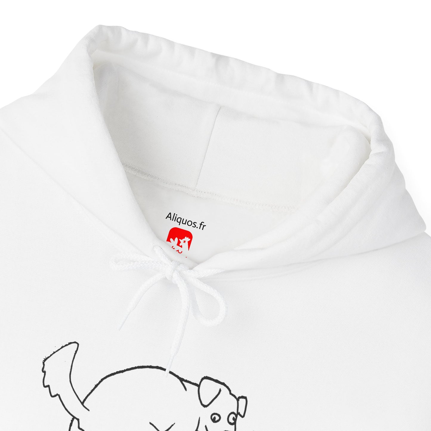 Unisex Hooded Sweatshirt -  Doggy Rainbow Factory - ALIQUOS