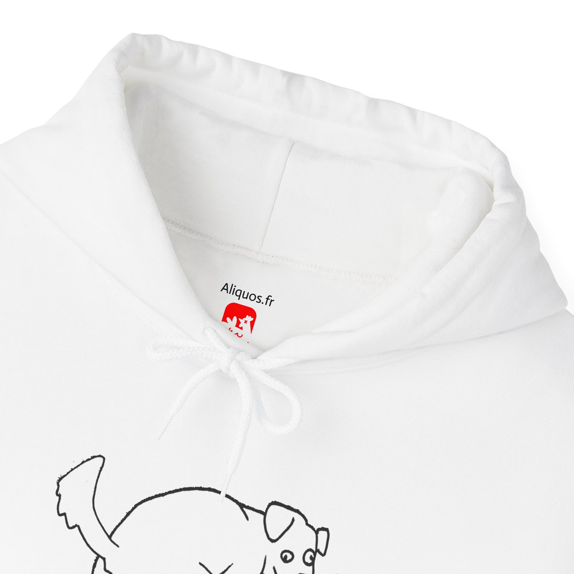 Unisex Hooded Sweatshirt -  Doggy Rainbow Factory - ALIQUOS