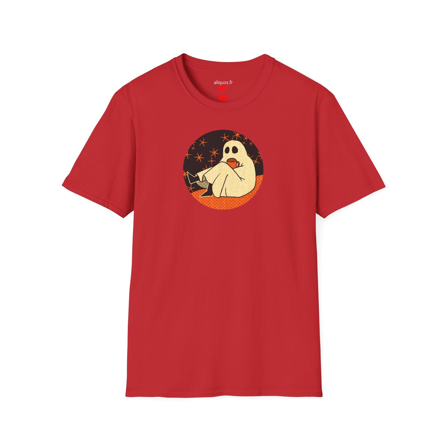 Unisex T-Shirt - 'Moonlit Coffee' Design