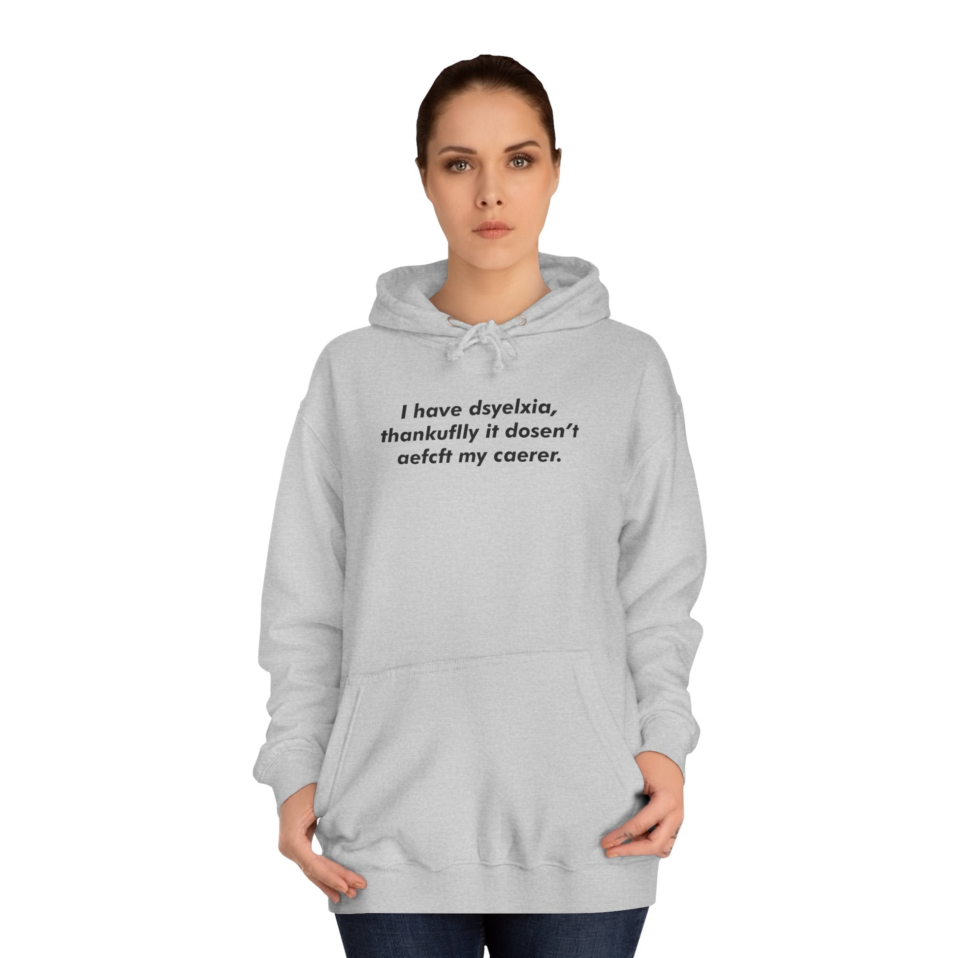 Unisex College Hoodie Dsylexia - ALIQUOS
