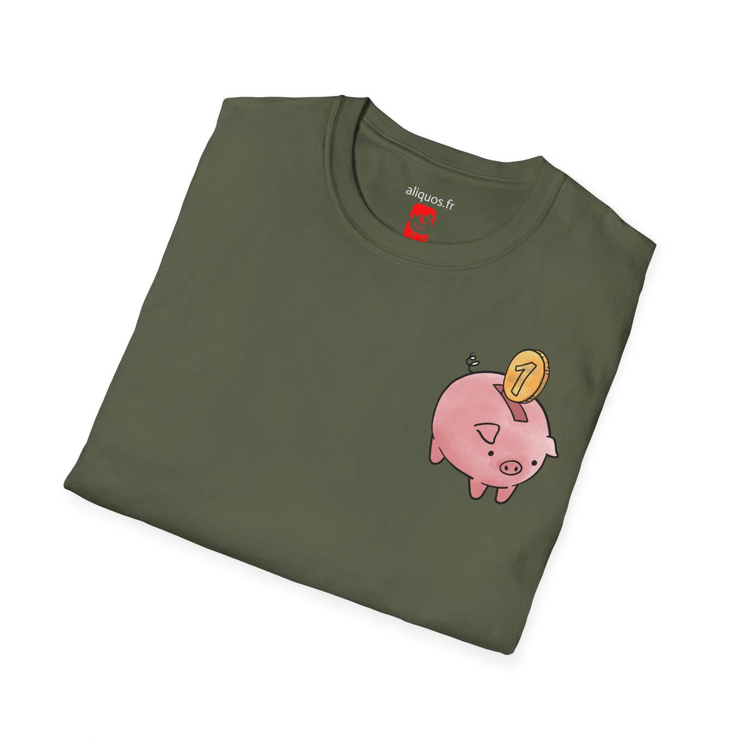 Unisex T-Shirt - Piggy Bank -  Aliquos