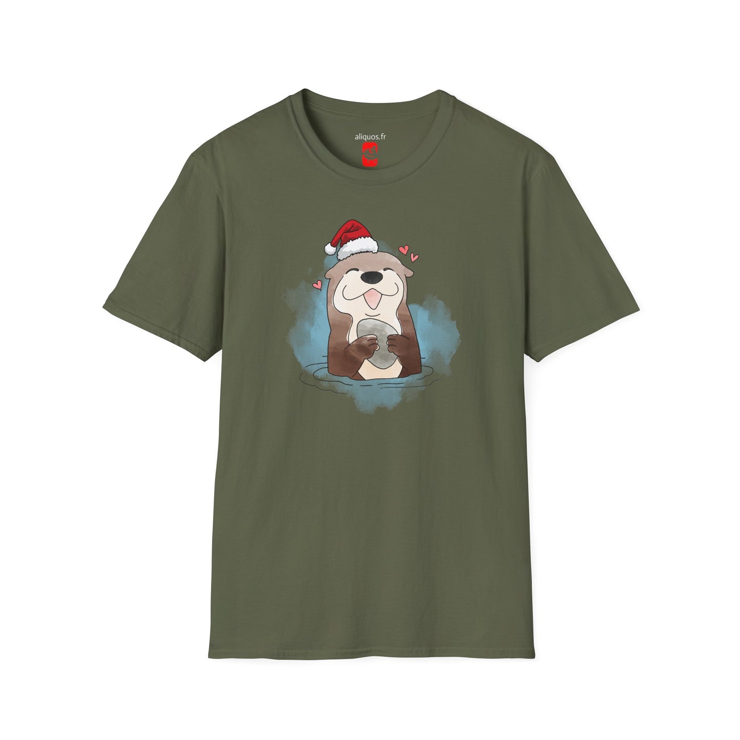 Unisex T-Shirt - Christmas Otter 16